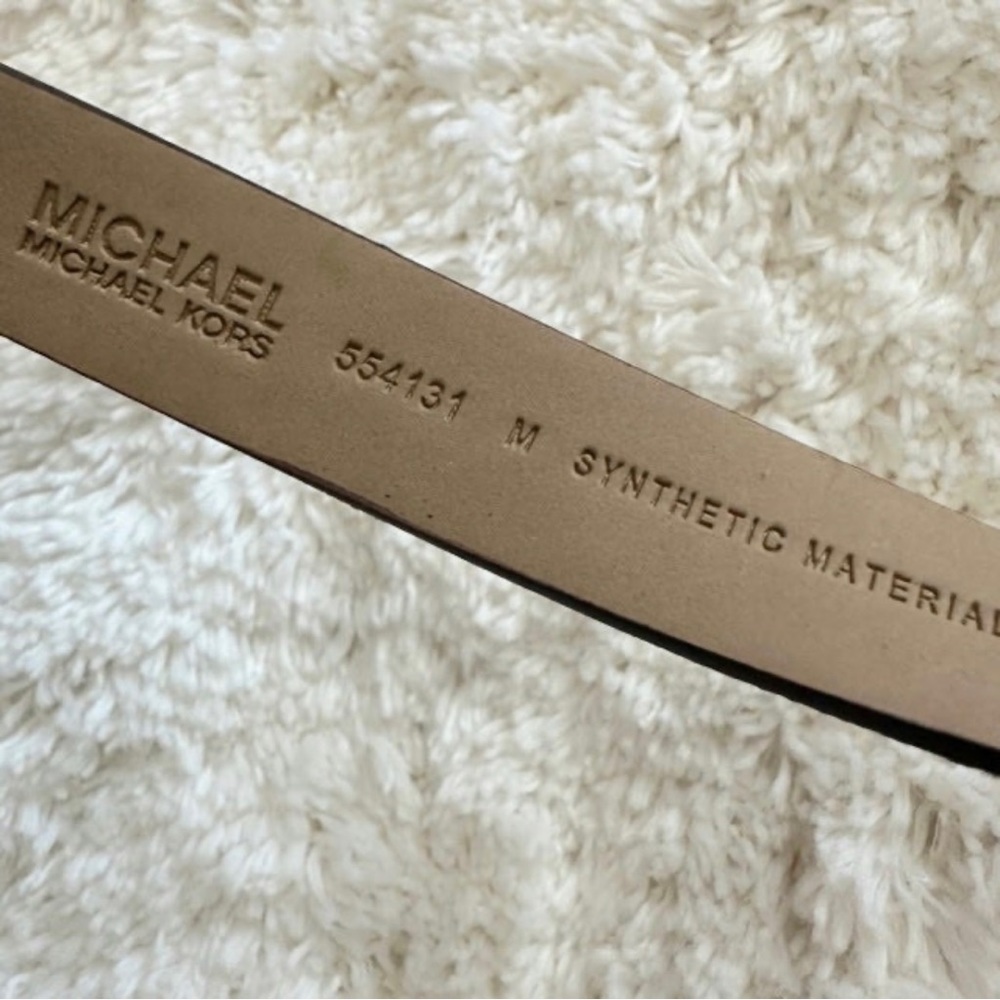 Michael Kors Pouch Belt w/Attachable Gold Chain New Designer - Picture 5 of 8